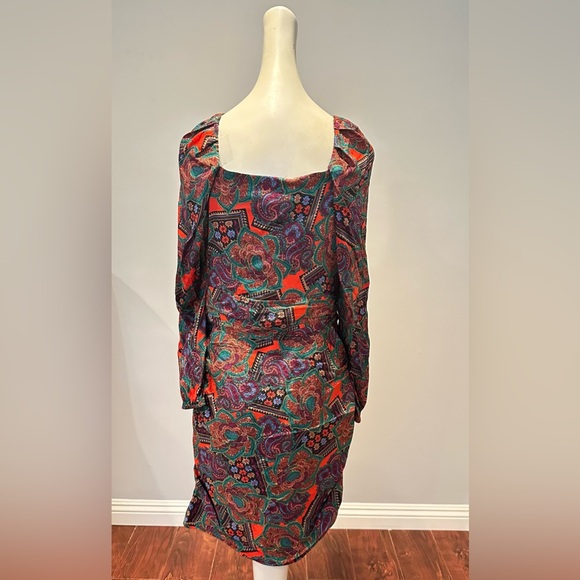VERONICA BEARD
Bellino printed silk-blend jacquard mini dress. size 10 - Picture 8 of 12